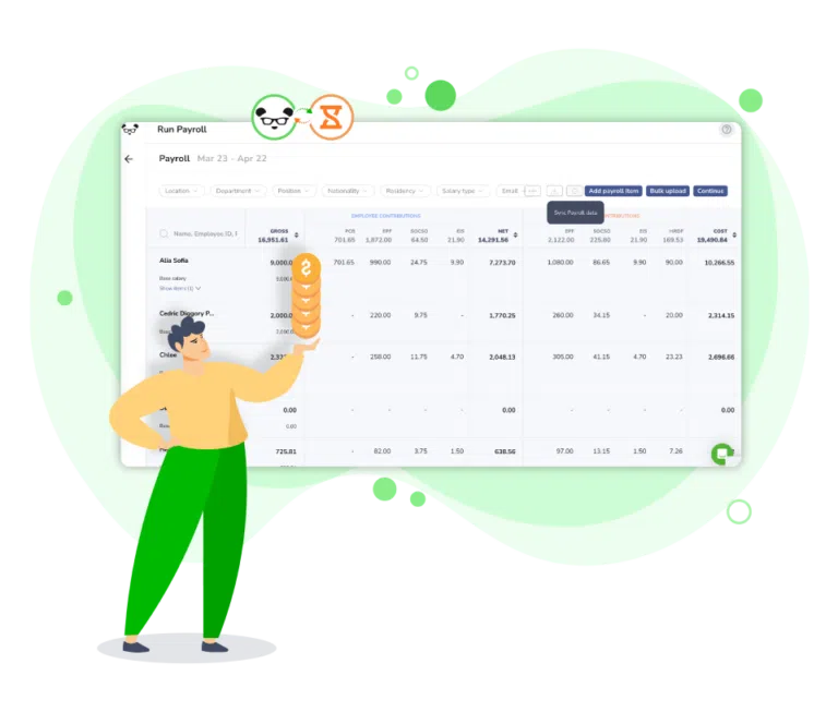Syncing payroll data with overtime and timesheets