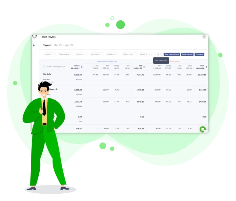 Automated payroll processes