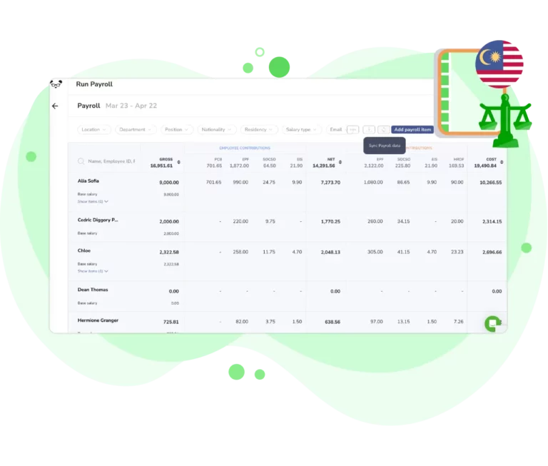 Running payroll on payrollpanda